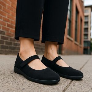 Orthofeet Springfield 827 Mary Jane Comfort Diabetic Shoes Black 9.5 XX-Wide 4E